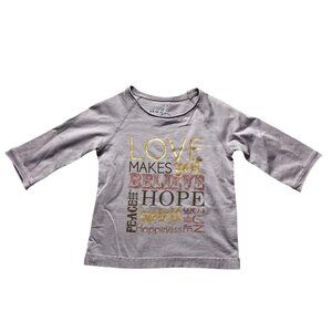 Peek Lavender Love Long Sleeve Tee Size 18-24 Months